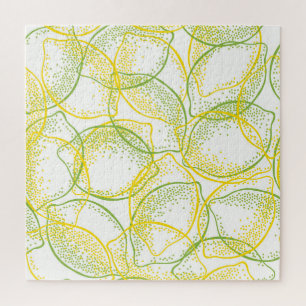 Zitronen und Limes: Neues Muster. Puzzle