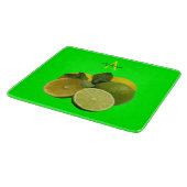 Zitronen und Limetten Schneidebrett (Ecke)