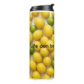 Zitronen und Limetten Thermosbecher (Nach links gedreht)