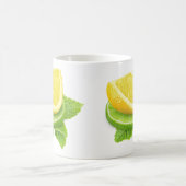 Zitronen und Limone Scheiben Kaffeetasse (Mittel)