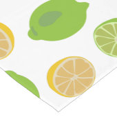 Zitronen und Limones Muster Kurzer Tischläufer (Ecke)