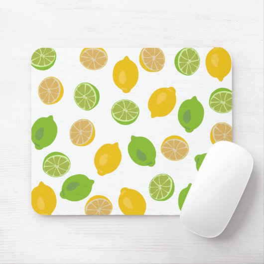 Zitronen und Limones Muster Mousepad (Mit Mouse)