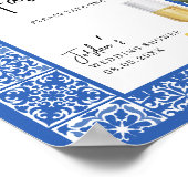 Zitronen und mediterrane Polterabende Poster (Ecke)