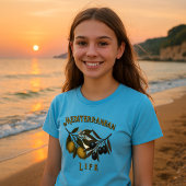 Zitronen und Oliven Mittelmeerobst T-Shirt