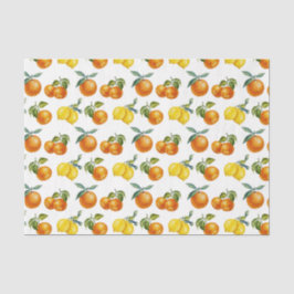 Zitronen und Orangen (Design 31 Gelb/Orange-Serie) Seidenpapier