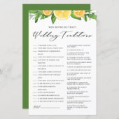 Zitronen und Orangen Hochzeiten Traditionen Duschs (Vorne/Hinten)