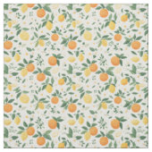 Zitronen- und Orangen-Zitrusmuster Stoff (Muster)