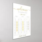 Zitronen- und Orangenzitrus-Hochzeitstabelle Gold Foliendrucke (Ablage )