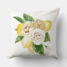 Zitronen und Rose Kissen