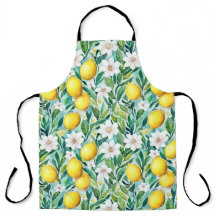 Zitronen und weiße Blume - französische Landesdeko