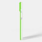 Zitronen- und Weißkerzenstreifen Case-Mate iPhone Hülle (Rückseite / Links)