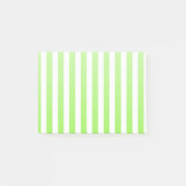 Zitronen- und Weißkerzenstreifen Post-it Klebezettel (Vorderseite)