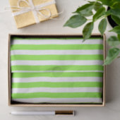Zitronen- und Weißkerzenstreifen Seidenpapier (Geschenk)