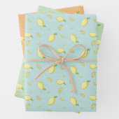 Zitronen und Zitronen Geschenkpapier Set (Beispiel)