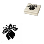 Zitronen und Zweige Gummistempel (Stempel)