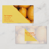 Zitronen Visitenkarte (Vorne/Hinten)