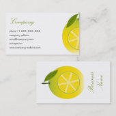 Zitronen-Visitenkarte Visitenkarte (Vorne/Hinten)