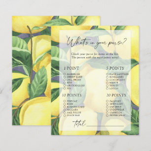 Zitronen - Was ist in deinem Handtaschenspiel?