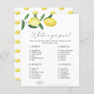 Zitronen - Was ist in deinem Handtaschenspiel?