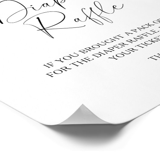 Zitronen - Windeln-Plakat Poster (Ecke)