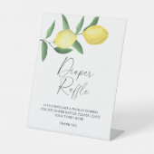 Zitronen - Windeln-Plakat Sockelschild (Vorderseite)