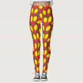 "Zitronen, Zitronen überall" Leggings (Vorderseite)