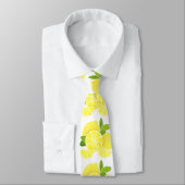 Zitronen | Zitronenscheiben | Sonniges Zitrusmuste Krawatte (Gebunden)