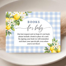 Zitronen-Zitrus-Baby-Party-Junge-Bücher für Baby
