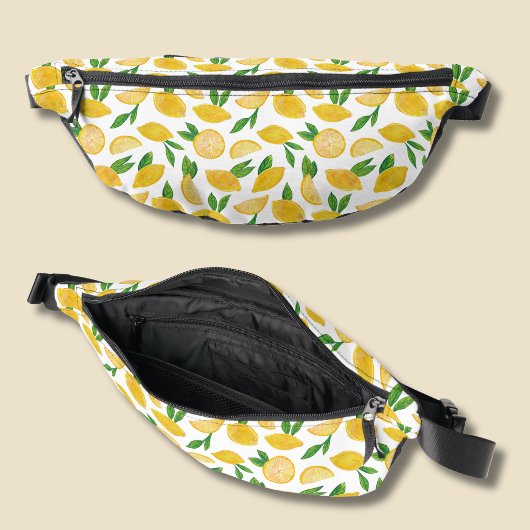 Zitronen-Zitrusfrucht-Muster Bauchtasche