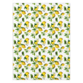 Zitronen, Zitrusfrüchte, mediterrane Kunst Tischdecke (Vorderseite)