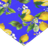 Zitronen, Zitrusfrüchte, mediterrane Kunst       Tischdecke (Schrägansicht)