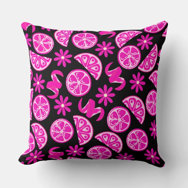 Zitronen Zitrusfrüchte SommerLimonade Koch Kissen (Vorderseite)