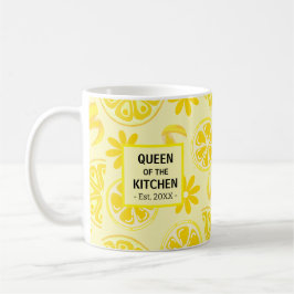 Zitronen ZitrusLimonade Koch niedlich gelb Kaffeetasse