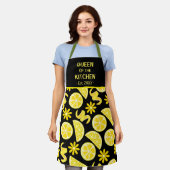 Zitronen ZitrusLimonade Koch niedlich Schürze (Getragen)