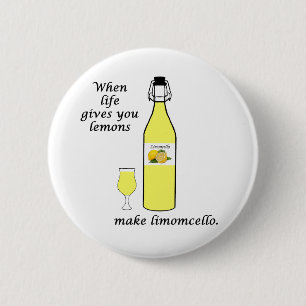 Zitronen zu Limoncello Button