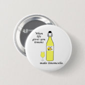 Zitronen zu Limoncello Button (Vorne & Hinten)