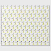 Zitronen zu Limoncello Geschenkpapier (Flach)