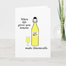 Zitronen zu Limoncello Karte