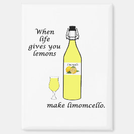 Zitronen zu Limoncello Magnet