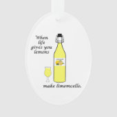 Zitronen zu Limoncello Ornament (Vorderseite)