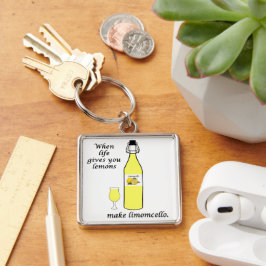 Zitronen zu Limoncello Schlüsselanhänger
