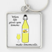 Zitronen zu Limoncello Schlüsselanhänger (Vorne)