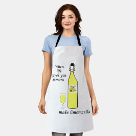 Zitronen zu Limoncello Schürze