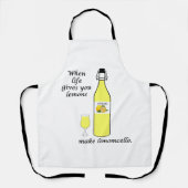 Zitronen zu Limoncello Schürze (Vorderseite)