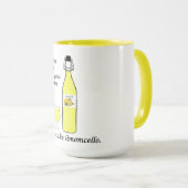 Zitronen zu Limoncello Tasse (VorderseiteRechts)