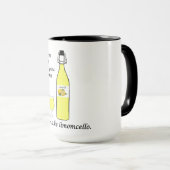 Zitronen zu Limoncello Tasse (VorderseiteRechts)