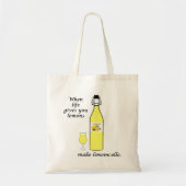 Zitronen zu Limoncello Tragetasche (Vorne)