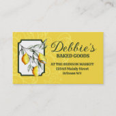 Zitronenbäckerei Konditorei Koch Catering Visitenkarte (Vorderseite)