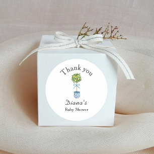 Zitronenbaum-Baby-Party Runder Aufkleber