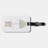 Zitronenbaum Gepäckanhänger (Rückseite horizontal)